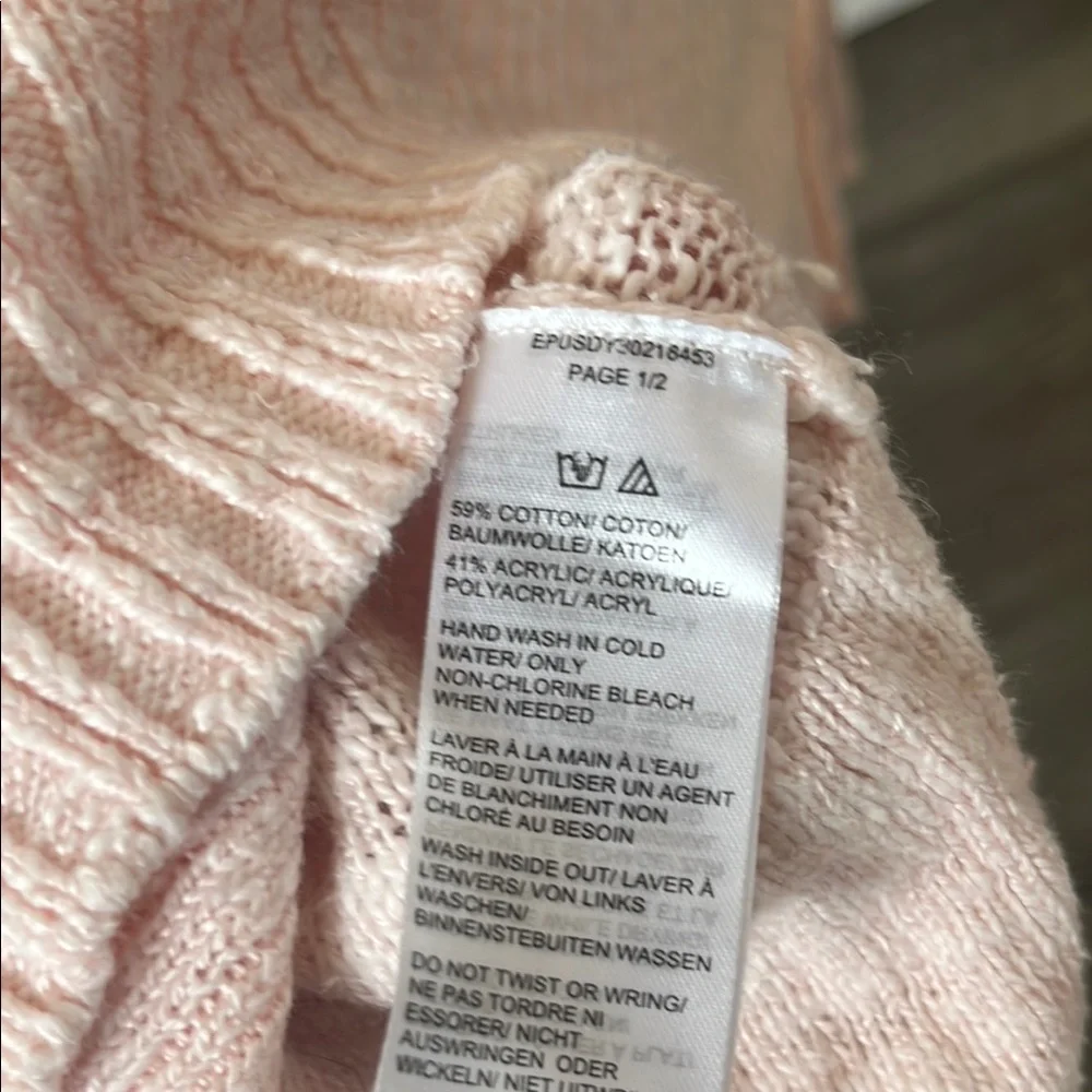 Lord + Taylor Pink Cable Knit Sweater - Picture 5 of 5